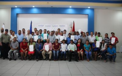 Entrega de Personalidad Jurídica a los Organismos de Cuenca del Río Goascorán