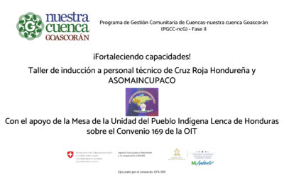 ¡Fortaleciendo capacidades! taller de inducción a personal técnico de Cruz Roja Hondureña y ASOMAINCUPACO, con el apoyo de la Mesa de la Unidad del Pueblo Indígena Lenca de Honduras sobre el Convenio 169 de la OIT