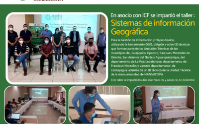 En asocio con ICF se impartió el segundo taller Sistemas de información Geográfica.