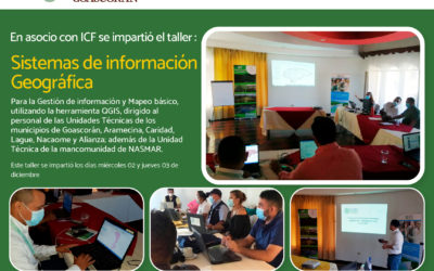 En asocio con ICF se impartió el primer taller Sistemas de información Geográfica.